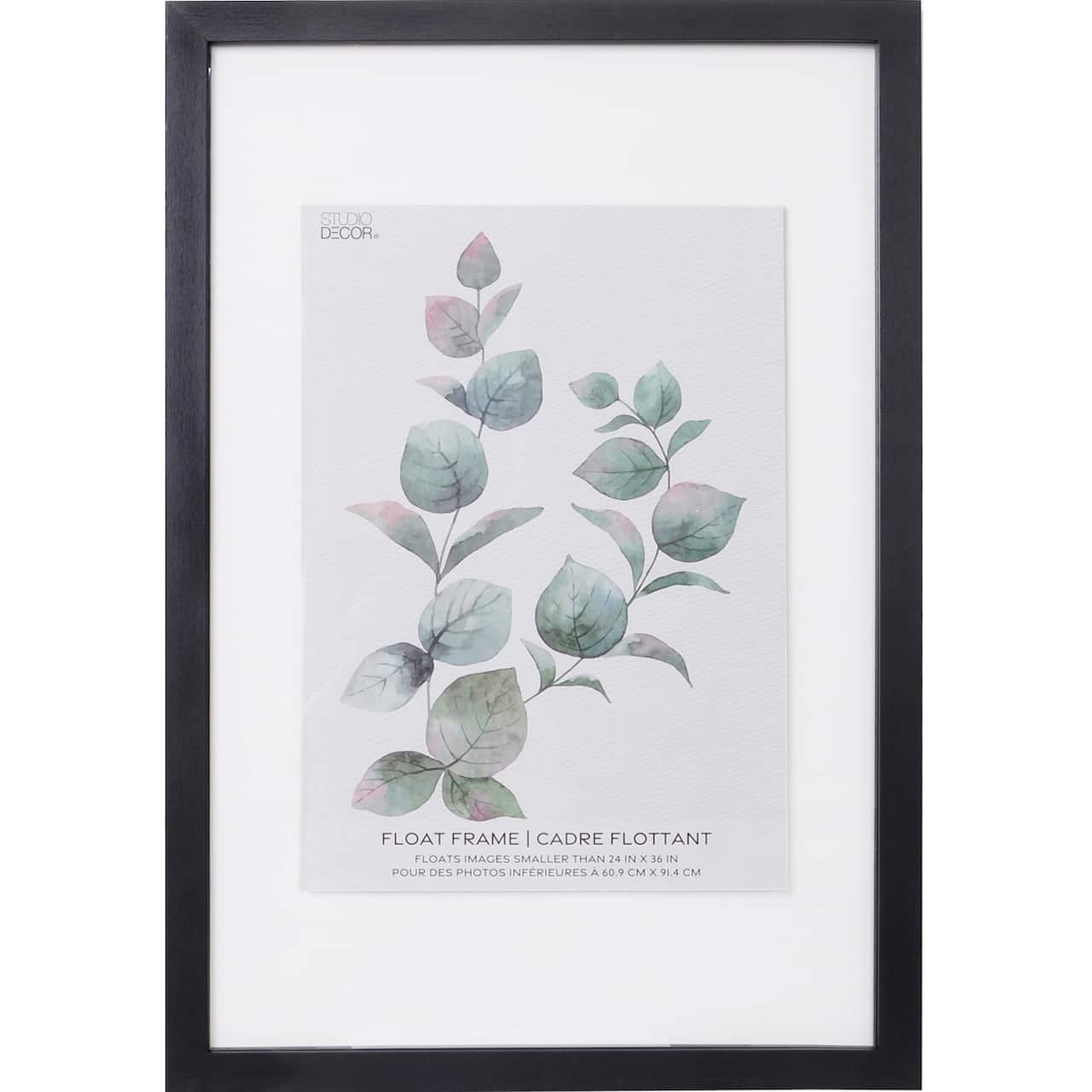 Black 24" x 36" Float Frame by Studio Décor®